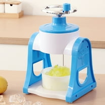 Omeite Hand-cranked ice shaver, household small mini hail ice maker, manual ice crusher, smoothie machine, shaved ice machine
