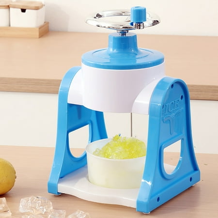 

Yuangui Ice Shaved Maker Machine Crusher Shaver Slushie Shavings Cub Manual Rotary Snow Cone