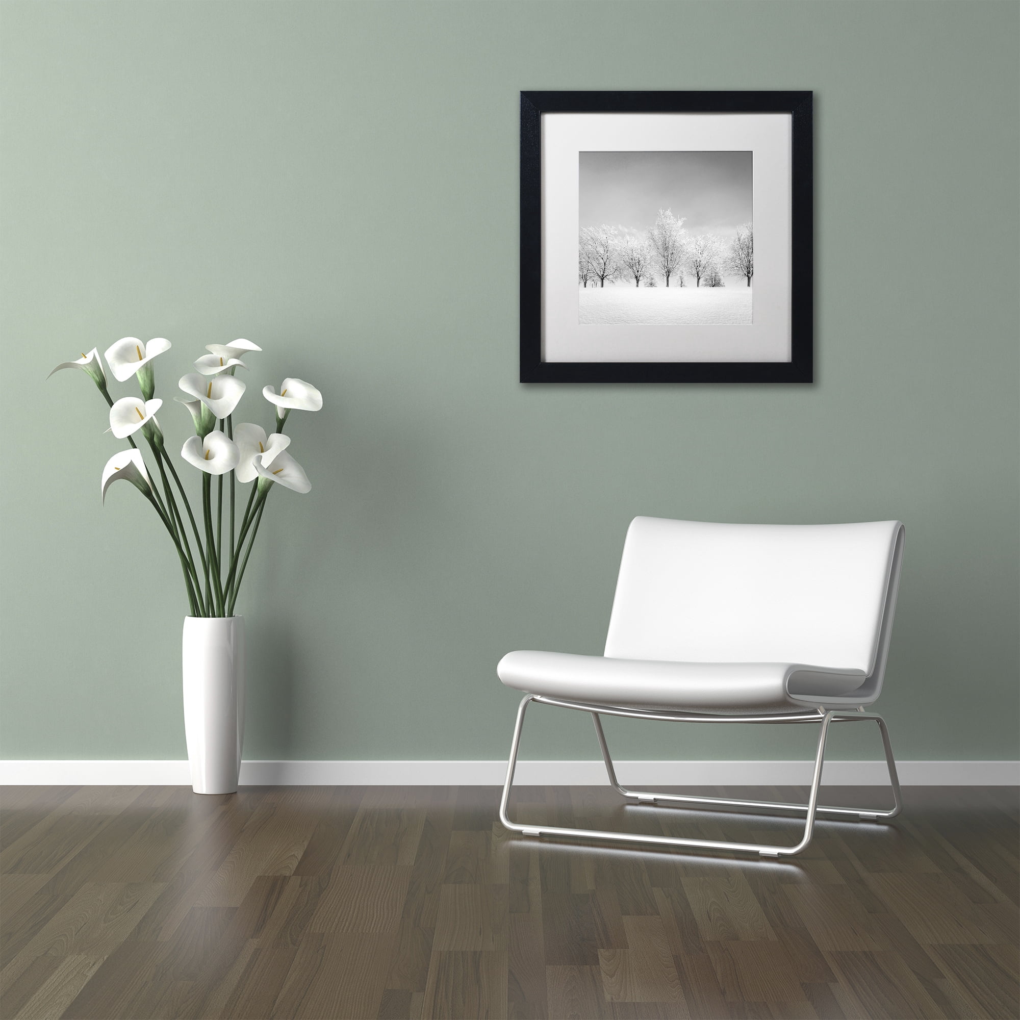 Dave MacVicar 'Ice Storm' Matted Framed Art