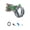 Green, variant on Mechanical Transforming Electric Water Gun - Automatic Water Blaster with Strobe Lights, Long Range & Mechanical Deformation, Outdoor Water Toy Gift