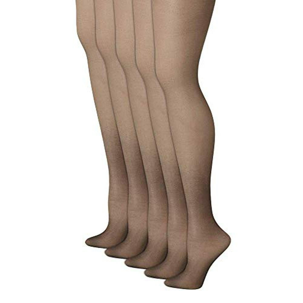 Hanes Multi Packs Silk Reflections Control Top Sandalfoot Pantyhose
