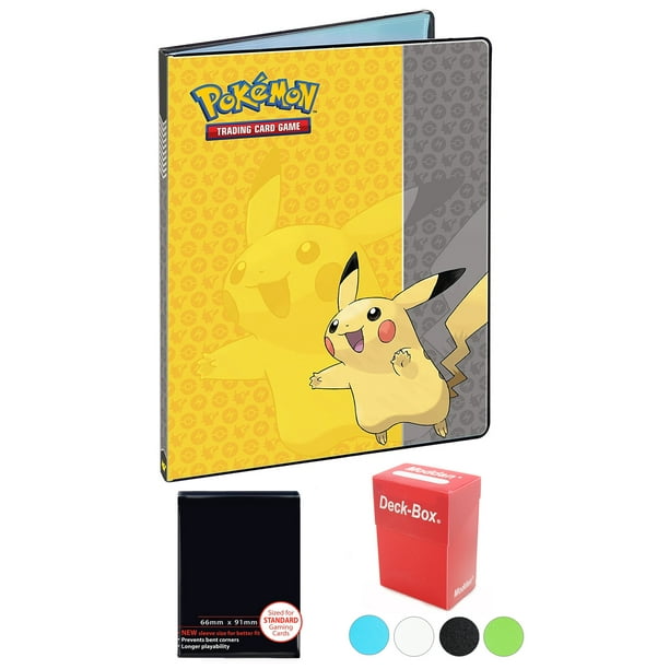 Pokemon Binder with Sleeves 9 Pocket Pikachu Pokemon Album, 50