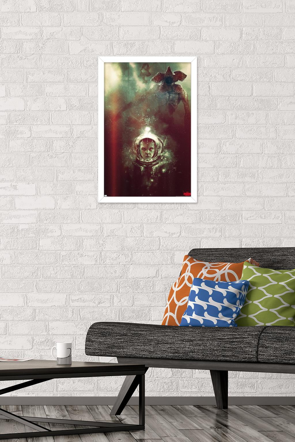 Netflix Stranger Things - Underwater Wall Poster, 14.725" x 22.375", Framed