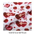 thumbnail image 3 of KCEHTA Valentine’s Day Wrapping Paper, Heart Wrapping Paper Roll, Valentine Gift Wrapping Paper, Christmas Gift Box Wrapping Paper, Folded Flat Wrapping Paper for Birthday, Wedding, Anniversary, 3 of 7