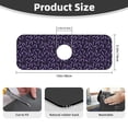 thumbnail image 2 of Sikiie Lavender Flowers Splash Guard for Sink Faucet-1 PC Super Absorbent Fast Drying Mat Sink Gadgets-Splash Guard for Kitchen, Sink Mat, 2 of 7