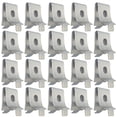 thumbnail image 1 of 20 Pcs Clips de Support d'Étagère en Acier Inoxydable Piquets de Support d'Étagère, 1 of 7