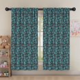 thumbnail image 5 of Blackout Kids Curtains,DarkGreen Cartoon Dinosaurs Silhouette Pattern Childrens Insulated Curtains Set Of 2,Bedroom Essentials,Toddler Room Decor 52"x63", 5 of 5