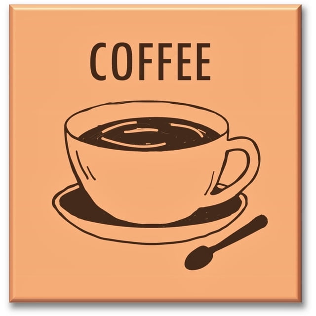 Cuadro Canva Listo Para Colgar Pixtreats Taza De Café 40X40 cm