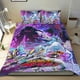 thumbnail image 1 of Yugioh Conjunto de sábanas temático, trío de piezas, cómodo y amigable con la piel, diseño único, regalo de decoración para el hogar para familiares, amigos y fans, 90 cm * 190 cm, 1 of 6