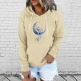 thumbnail image 2 of Blusa de manga larga con estampado informal a la moda para mujer, suéter con bolsillo, sudaderas con capucha Fridja  bvmnju5314, 2 of 8