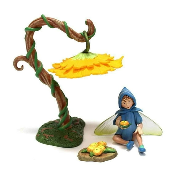 Flower Fairies Secret Garden (#FF1005B) Scilla Fairy w/ Umbrella Flower