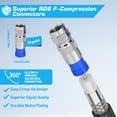 thumbnail image 4 of Kit de Herramientas para Crimpar ZOERAX con 20 Conectores F RG6 RG59 RG11, 4 of 7