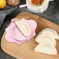 thumbnail image 2 of TIELUTT Kitchen Tools Dumpling Making Family Set Pattern Lazy Artifact Easy and Fast with Significant Dumpling Liner Mini Pie Steamed Dumpling Thin Crust Pizza Dough Pot Stickers Dumplings Dough, 2 of 5