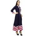 thumbnail image 1 of Phagun Kurti Ethnique Haut Designer Anarkali Kurta Tunique Robe en Polyester, 1 of 2