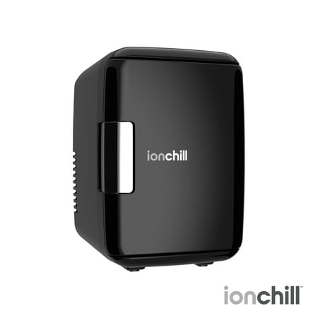 ionchill minicooler – AC/DC Portable Thermoelectric Cooler that Holds Up to 4 Liters (6 cans) for Beauty Products, Foods, Bedroom, Home, Dorms, and Travel Purposes