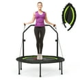 thumbnail image 1 of Costway 40" Foldable Adjustable Trampoline Fitness Rebounder w/Resistance Bands Home Gym, 1 of 7