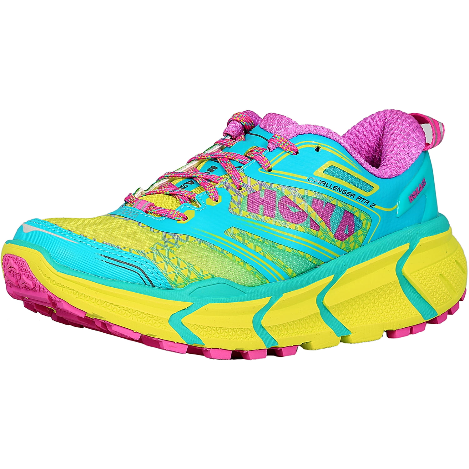 HOKA ONE ONE Hoka One Women's Challenger Atr 2 Aqua/Fushia AnkleHigh