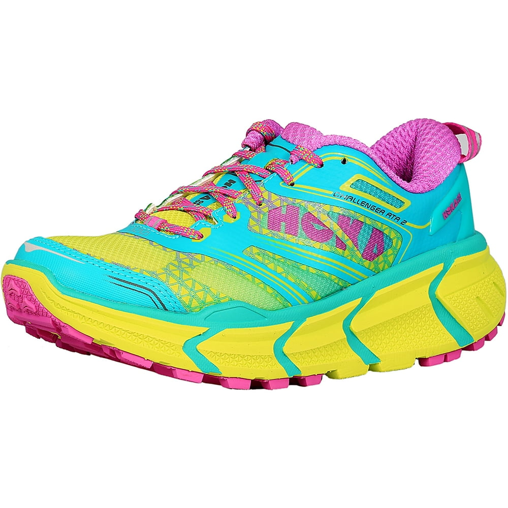 HOKA ONE ONE - Hoka One Women's Challenger Atr 2 Aqua/Fushia Ankle-High ...