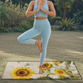 thumbnail image 5 of XYZCANDO Car Seat Towel Cover Non-Slip Towel Car Seat Cover for Outdoor Beach Swimming, Car Seat Cover Towel Sweat Absorption, Butterfly and Sunflower Pattern, 5 of 11