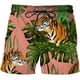 thumbnail image 1 of Tiger Leopard Graphic Beach Shorts Pants Men 3D Printing Surfing Board Shorts Summer Hawaii Swimsuit Swim Trunks Cool Ice Shorts Fivean unisex, 1 of 2