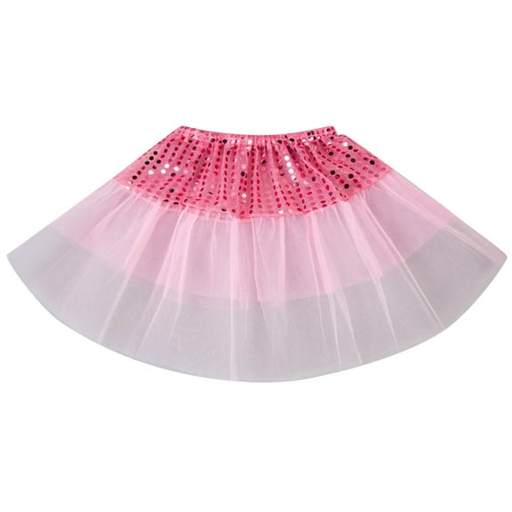 oqasdz Toddler Baby Girls Skirts Birthday Party Stage Performance Cute Fashion Show Tutu Skirt, Size 2-8 Years