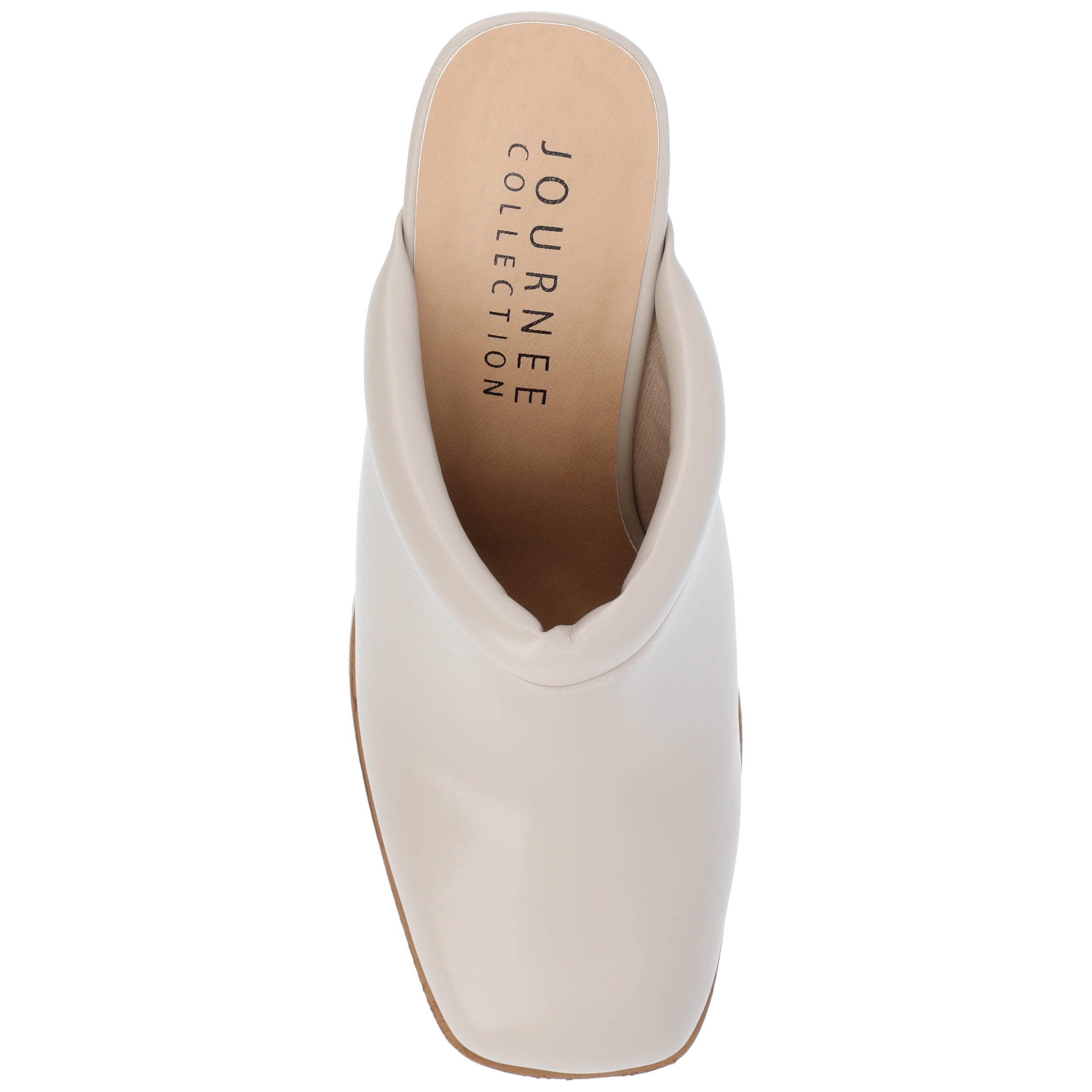 Journee Womens Izara Slip On Platform Mule Pumps