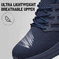 thumbnail image 4 of AMANSSE Walking Shoes for Men Non Slip Running Shoes Lightweight Breathable Sock Shoes Workout Gym Fashion Sneakers Navy Blue Size 14, 4 of 7