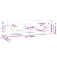 thumbnail image 4 of vidaXL 2-Seater Sofa Bed with Two Pillows Black Velvet, 4 of 5
