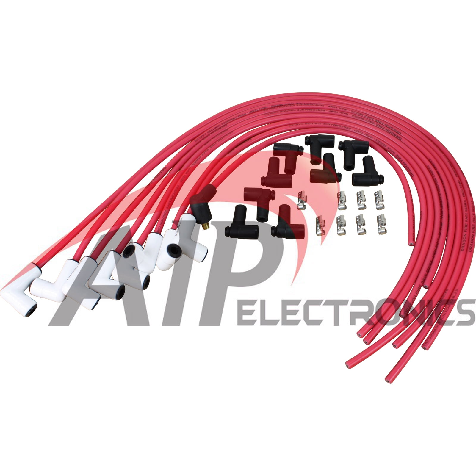 Brand New Universal Ceramic HEI Spark Plug Wires Set FOR Chevy SBC BBC