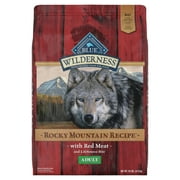 Blue Buffalo Wilderness Rocky Mountain Recipe High Protein Red Meat Dry Dog Food for Adult Dogs, Grain-Free, 10 lb. Bag