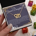 thumbnail image 5 of To My Granddaughter - Graduation Necklace, Interlocking Hearts Necklace, Gift Box Included, 5 of 5