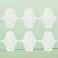 thumbnail image 1 of WEUVEB 6pcs Washable Reusable Cloth Sanitary Pads Soft and Comfortable Underpants Lining for Travel, 1 of 8