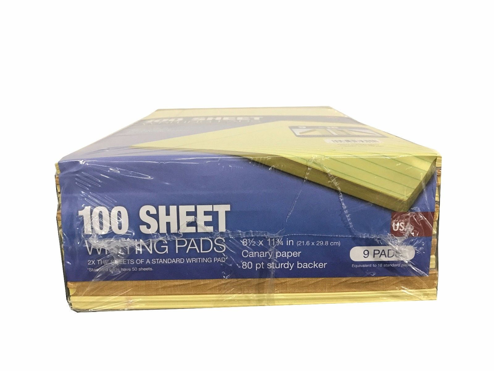 Canary Yellow 75324 Pack of 9 Pads Tops 100-Sheet Legal Pads