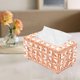 thumbnail image 1 of Cubierta de caja de pañuelos de cristal Rectangular Elegante soporte de pañuelos Bling Servilletero decorativo para r, dormitorio, baño, comedor Oro rosa Soledad soporte de tejido de cristal, 1 of 10