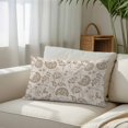 thumbnail image 3 of Khaki Fruit Throw Pillow Cover, Pillowcase Protectors with Zipper, Breathable Decorative Lumbar Pillow Case Cover, Country Retro Floral Botanical Plant Pillow Shams for Couch Sofa 16x24Inch, 3 of 8