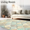 thumbnail image 2 of Ultra Soft Area Rug, Scallop Shell for Bathroom, Non Slip, Stain Resistant, Washable Area Rugs for Living Room, Bedroom(Beige, 3X5), 2 of 8