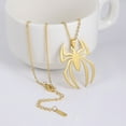 thumbnail image 4 of EUEAVAN Gold Spider Pendant Necklace Stainless Steel Animal Female Jewelry, 4 of 5