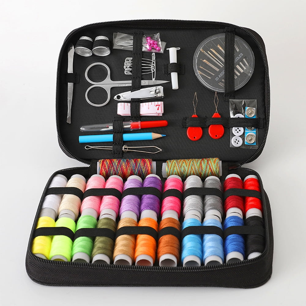 57Pcs Sewing Kit Portable Emergency Professional Sewing Set for Home Travel Kids 