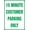Warning Sign 5, variant on 15 Minute Hotel Check in Parking Only Sign, 8"x12" Safety Notice Tin Sign, Lodging Hotel Motel Parking Decor