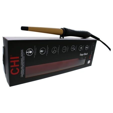 CHI Air Tourmaline Ceramic 1/2 - 1" Hair Curling Styler Wand, Onyx Black