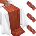 thumbnail image 4 of Mantel para queso Table Runner Fixwal, color terracota, 35 x 120 cm, paquete de 3, 4 of 8