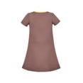 thumbnail image 2 of Robe Fille Mignonne Hibou Oiseau Animal Décontractée Coton Manches Courtes 4 Ans, 2 of 5