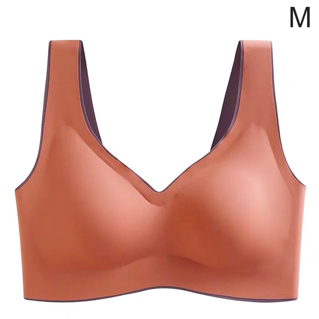 Sujetador sin costuras Sport Yoga Running Push up Chaleco Underwire Soft Sleep Mujer Ropa interior, Red, M Inevent AP001300-09B