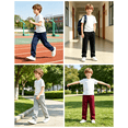 thumbnail image 5 of LONKITO Boys Sweatpants Size 7-8Years, Kids Boy Workout Jogger Athletic Pants with Pockets for Casual Daily Wear, 5 of 8