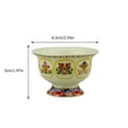 thumbnail image 4 of 2pcs Durable  Buddhist Offering Bowls Ceramic Sacrifice Accessories, 4 of 4
