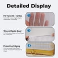 thumbnail image 4 of Bird Cage Cover, Seed Catcher Skirt, Mesh Bird Cage Seed Catcher Skirt, Breathable White Anti-Splash Guard Prevents Seeds and Feather Mess for Round Birdcages(L), 4 of 9