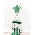 thumbnail image 3 of VP Home Tribal Turtles Outdoor Garden Decor Wind Chime (Rustic Sea Green, 3 of 5