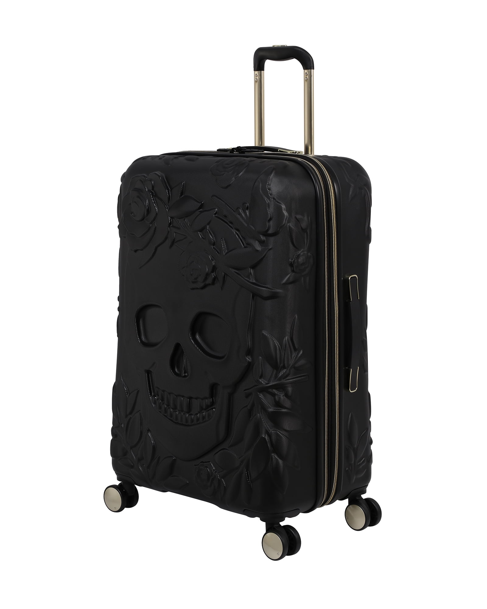 Red Fashion Rose Skull Traveler Lightweight Rotating Luggage Protector Case Can Carry With You Can Expand Travel Bag Trolley Rolling Luggage Protector Case