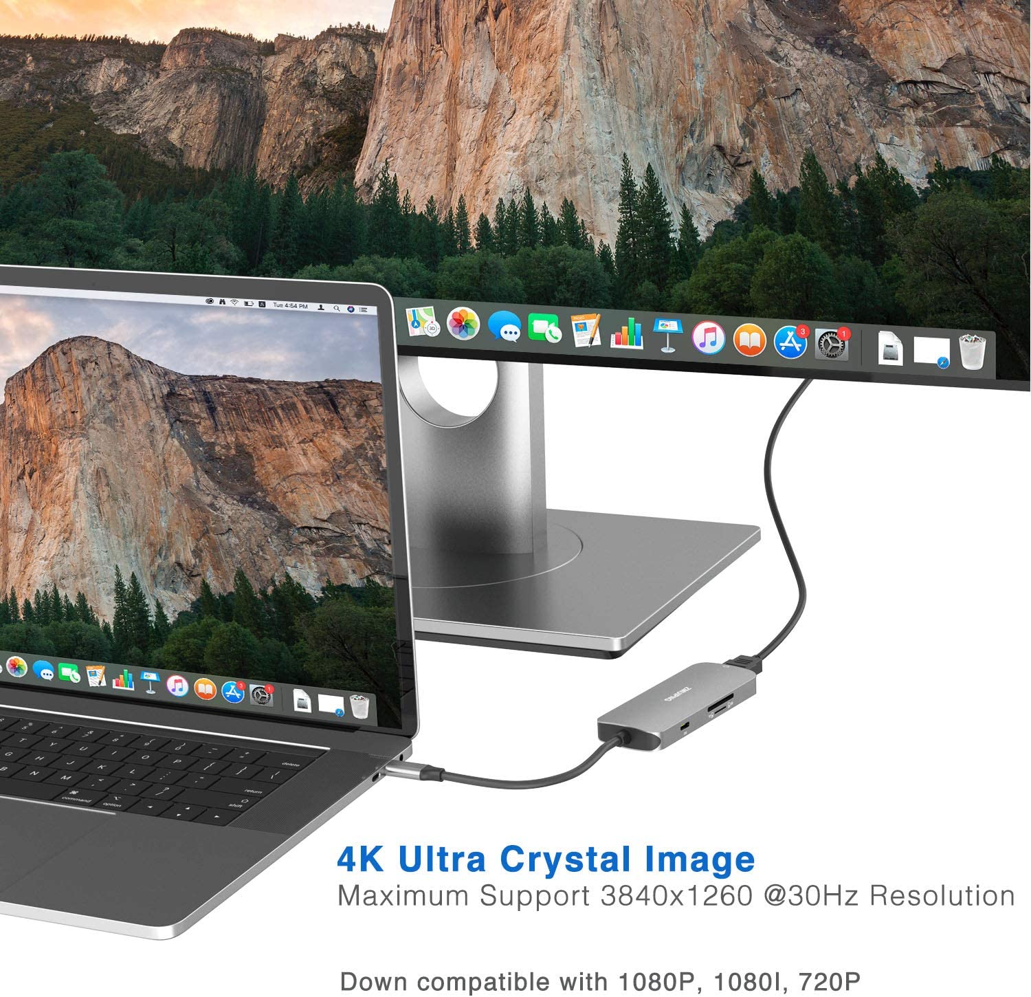 axGear USB C Hub Adapter for MacBook 