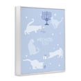 thumbnail image 3 of Stupell Industries Meowzel Tov Seasonal Cats Animals Painting White Framed Art Print Wall Art, 16 x 20, 3 of 8